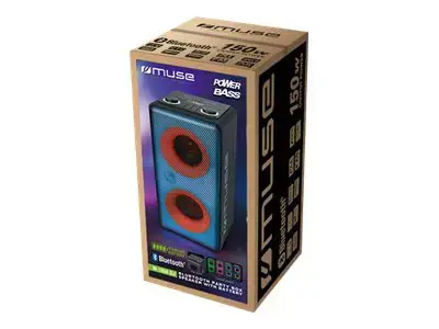"Muse Bluetooth" garsiakalbis M-1808DJ 150 W, "Bluetooth", juodas