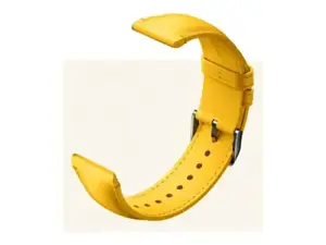 Xiaomi | Watch Strap | Chrome Yellow | Leather | Adjustable to fit wrist sizes ranging from 135-205…