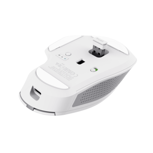 Trust Ozaa+, Right-hand, Optical, RF Wireless + Bluetooth, 3200 DPI, White