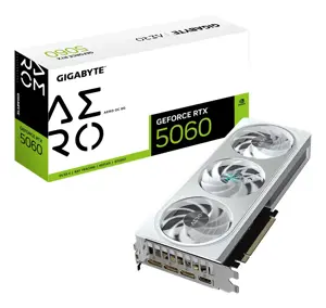 Vaizdo plokštė GIGABYTE GeForce RTX 5060 8 GB, GDDR7, GV-N5060AERO OC-8GD