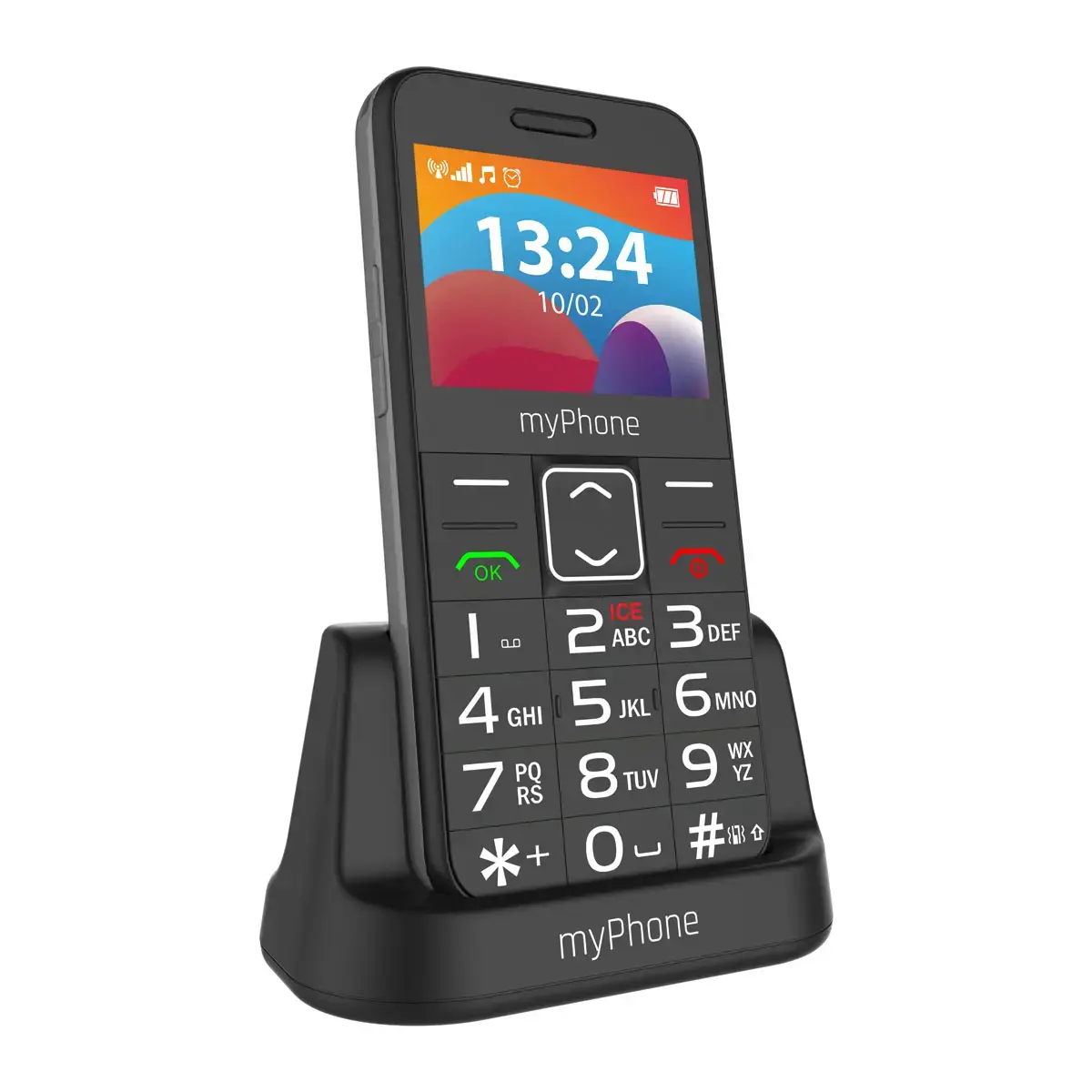 myPhone HALO | 3 LTE | Black | 2.4 " | IPS | 48 MB | 128 MB | Dual SIM | Nano SIM | 3G | Bluetooth | 2.1 | USB version Type-C | Built-in camera | Main camera resolution 0.3 MP | 1400 mAh