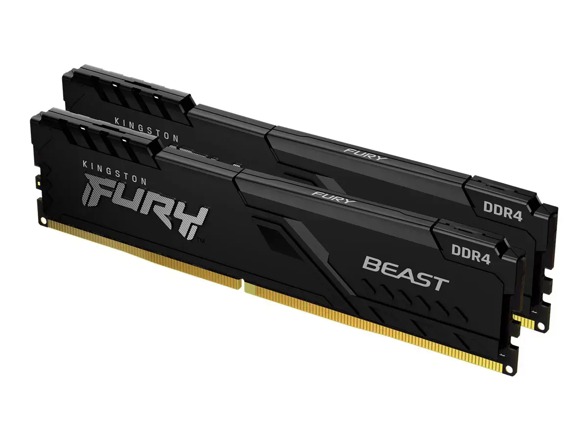 KINGSTON 16 GB 3200 MHz DDR4 CL16 DIMM atmintinių rinkinys, 2 vnt., "FURY Beast Black