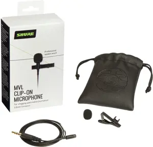 Shure MVL Lavalier Microphone for Smartphone or Tablet