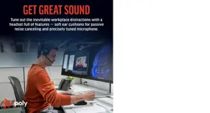 POLY Blackwire 5220 Stereo USB-C Headset +3.5mm Plug +USB-C/A Adapter, Wired, Business/Everyday, 162.5 g, Headset, Black