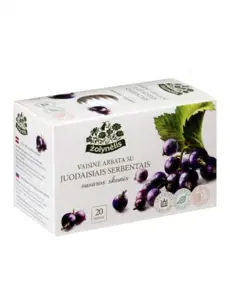 Žolynėlis vaisinė arbata Vasaros Skonis su juodaisiais serbentais, 50g (2,5g x20)