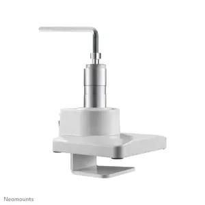 "Neomounts by Newstar" Pasirinkite "Neomounts" monitoriaus laikiklis ant stalo lenktiems ekranams, prispaudžiamas/prisukamas, 18 kg, 25,4 cm (10"), 124,5 cm (49"), 100 x 100 mm, baltas