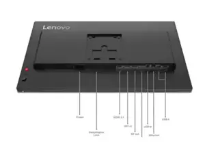 LENOVO 23.8" P24QD-40 QHD IPS 16:9 120HZ DP/HDMI/USB-C(140W)/RJ45