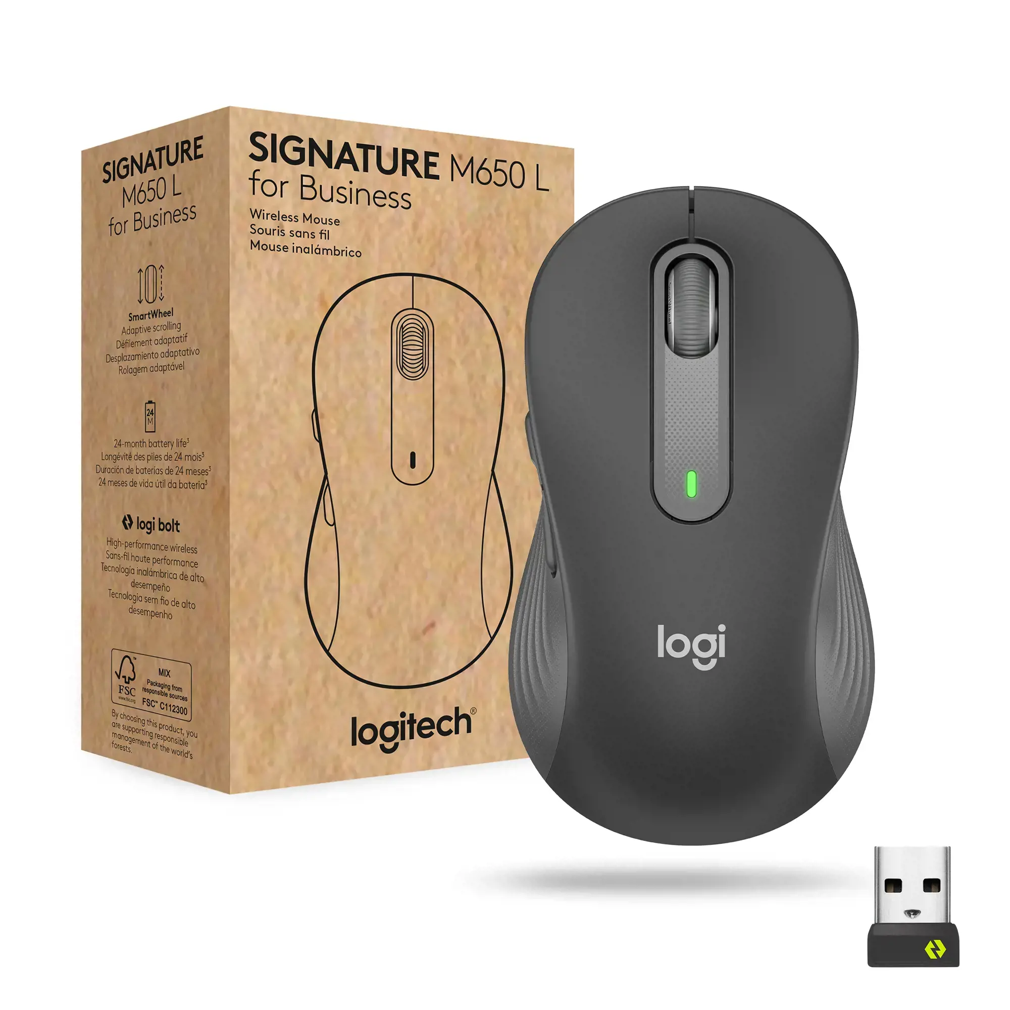 LOGITECH M650 verslui - GRAPHITE - EMEA