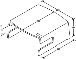 "Neomounts by Newstar" monitoriaus / nešiojamojo kompiuterio laikiklis, 25 kg, skaidrus