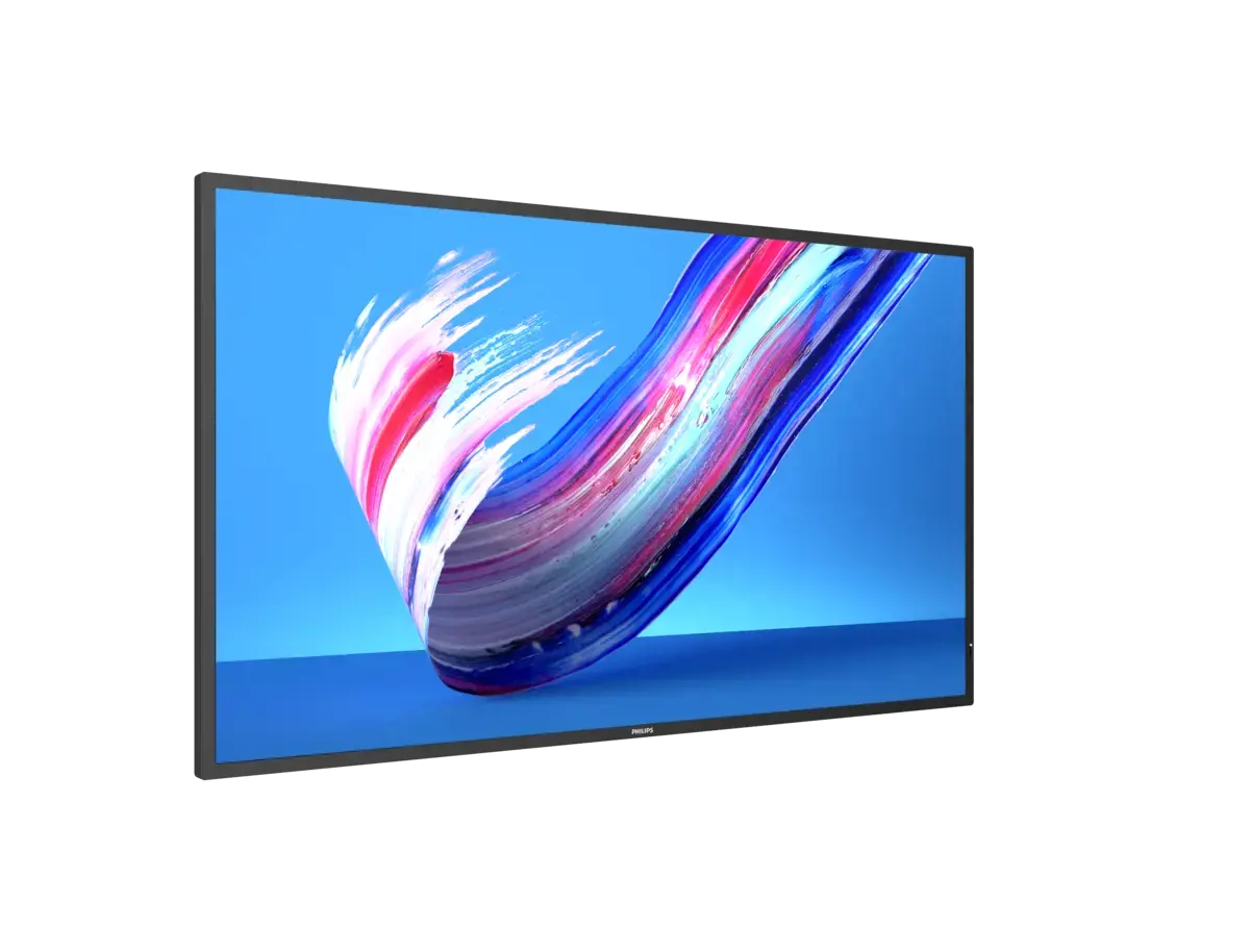 "Philips" 43BDL3650Q, Skaitmeninės reklamos plokščias skydelis, 109,2 cm (43"), LCD, 3840 x 2160 taškų, "Wi-Fi", 18/7
