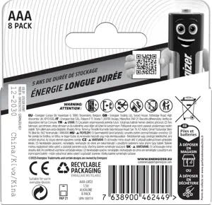 Energizer battery Everyday AAA DHP8