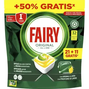 Pastilės indaplovėms "Lemon Fairy All in 1 Original Lemon" (32 vnt.)