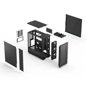 Fractal Design Case | Epoch | Black Solid | ATX | Power supply included No