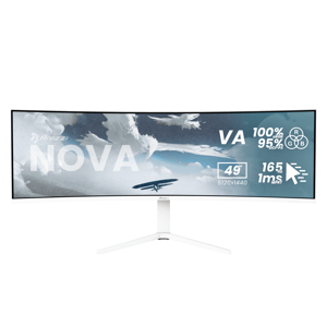 Arozzi Nova | 49 " | VA | 32:9 | 165 Hz | 4 ms | 5120 x 1440 pixels | 350 cd/m² | HDMI ports quanti…