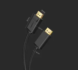 Ugreen 10211, 1 m, "DisplayPort", "DisplayPort", vyriškas, vyriškas, 3840 x 2160 taškų