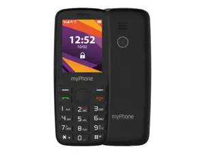 myPhone 6410 LTE | Black | 2.4 " | TFT | 64 MB | 128 MB | Dual SIM | Nano SIM | USB version Type-C | Built-in camera | Main camera resolution 0.3 MP | 1400 mAh