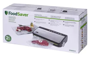"FoodSaver FFS005X" vakuuminis sandariklis 0,5 mbar Juodas, nerūdijantis plienas