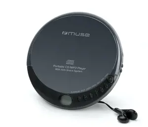 "Muse" nešiojamasis CD/MP3 grotuvas su apsauga nuo smūgių M-900 DM juodas