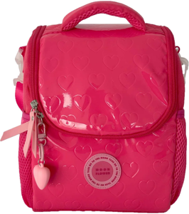 Lunch Bag Pink Love Teen Moonflower