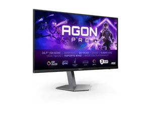 AOC AG276QZD2 | 26.7 " | OLED | QHD | 16:9 | 240 Hz | 0.03 ms | 2560 x 1440 pixels | 250 cd/m² | HDMI ports quantity 2