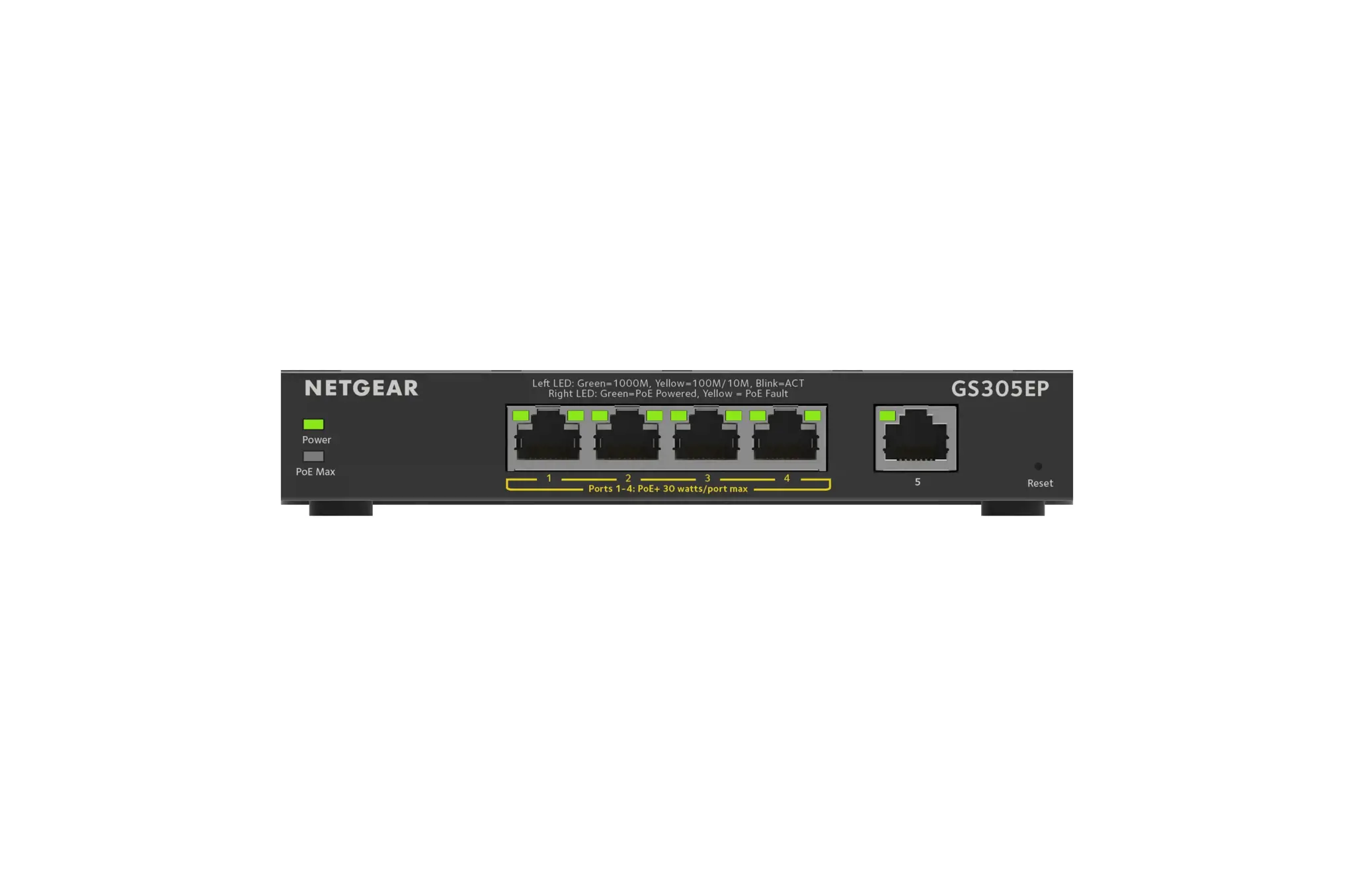NETGEAR 5PT GE Plus jungiklis su POE+