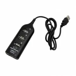 Centratorius "Esperanza EA116" (4x USB 2.0; juodos spalvos)
