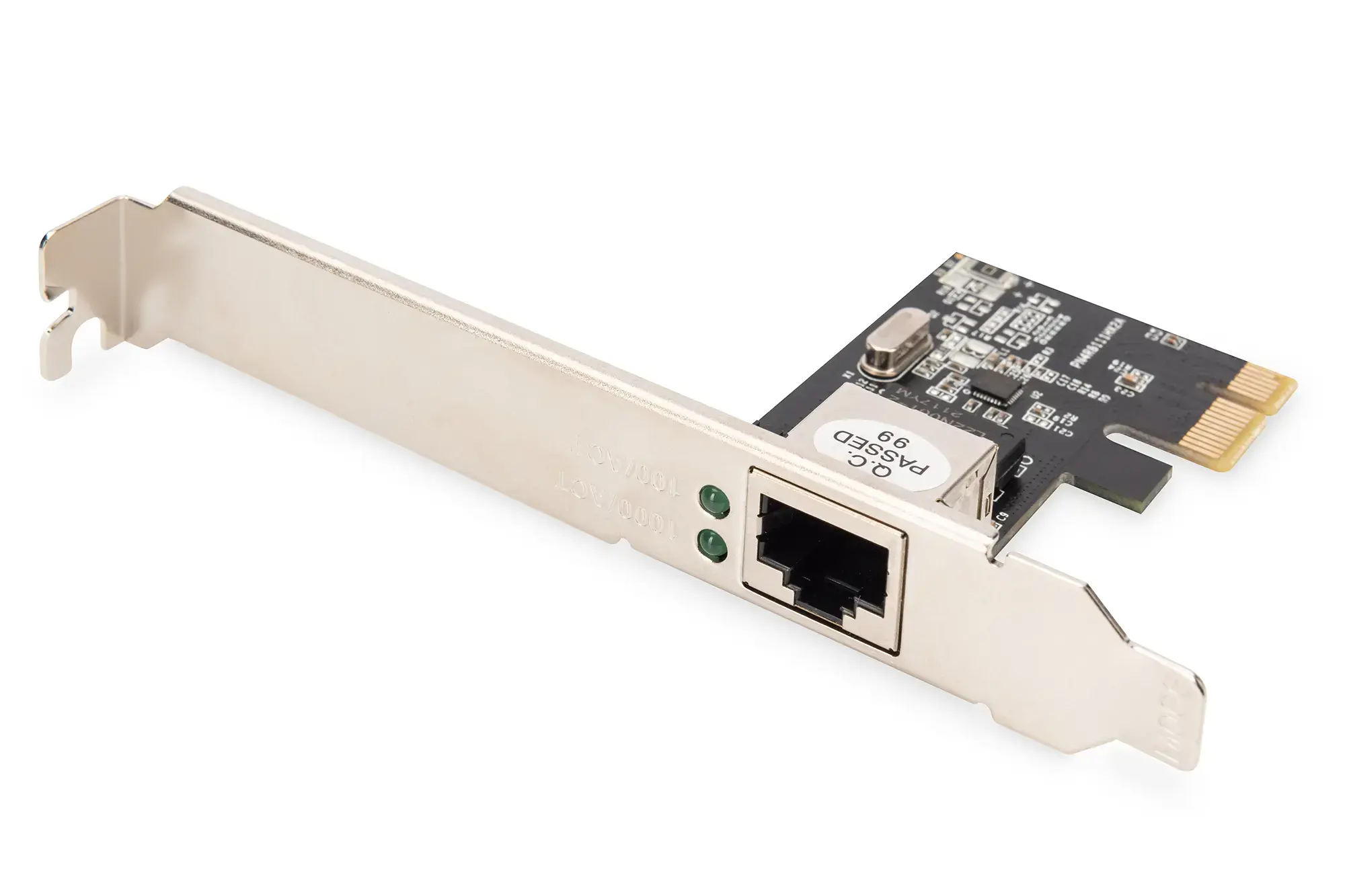 DIGITUS Gigabit Ethernet PCI Express kortelė 32 bitų žemo profilio laikiklis Realtek RTL8111H