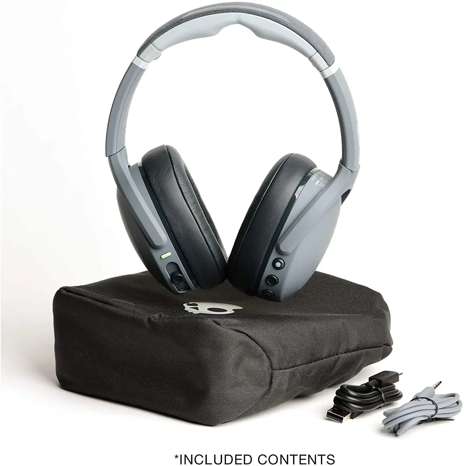 "Skullcandy" belaidės ausinės "Crusher Evo" su mikrofonu, belaidės, "Chill Grey