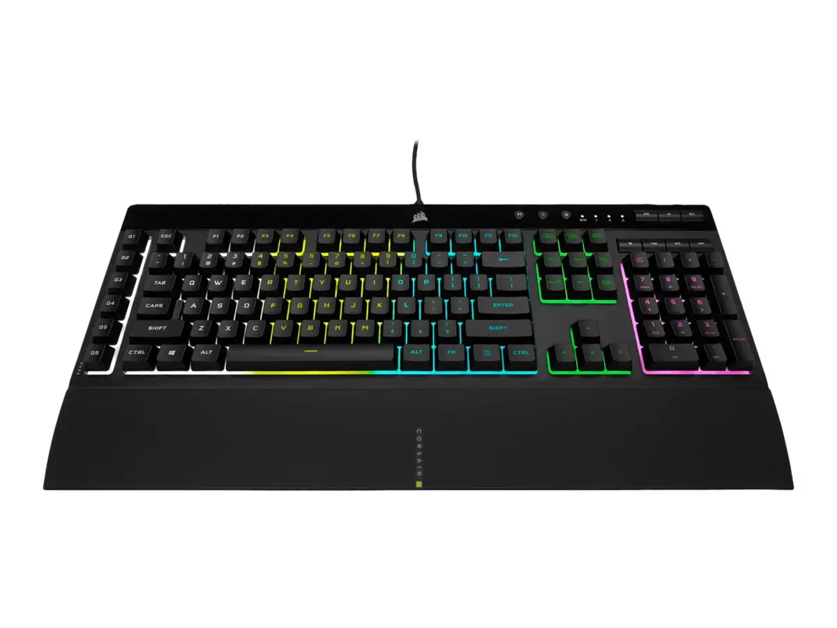 CORSAIR K55 RGB PRO žaidimų klaviatūra su foniniu RGB LED apšvietimu