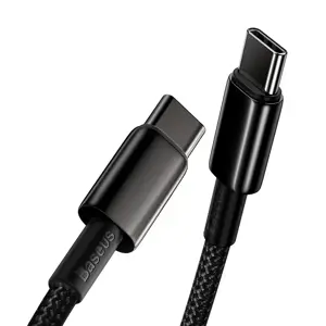 "Baseus" C tipo USB - C tipo USB kabelis "Power Delivery Quick Charge" 100W 5A 1 m juodas (juodas)
