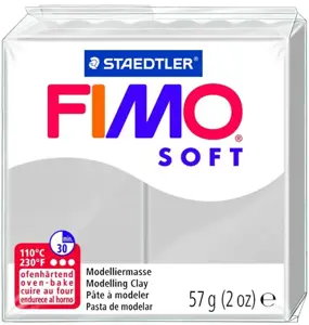 Modelinas FIMO SOFT, 57 g, delfinų pilka sp.