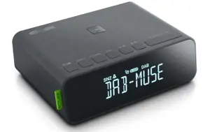 "Muse" DAB+/FM RDS radijo imtuvas M-175 DBI Žadintuvo funkcija, AUX įvestis, juodas