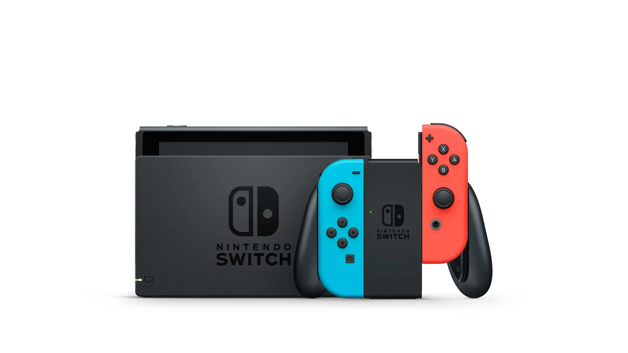 "Nintendo Switch", "Nintendo Switch", 768 MHz, 4000 MB, mėlyna, pilka, raudona, analoginis / skaitmeninis, D-pad