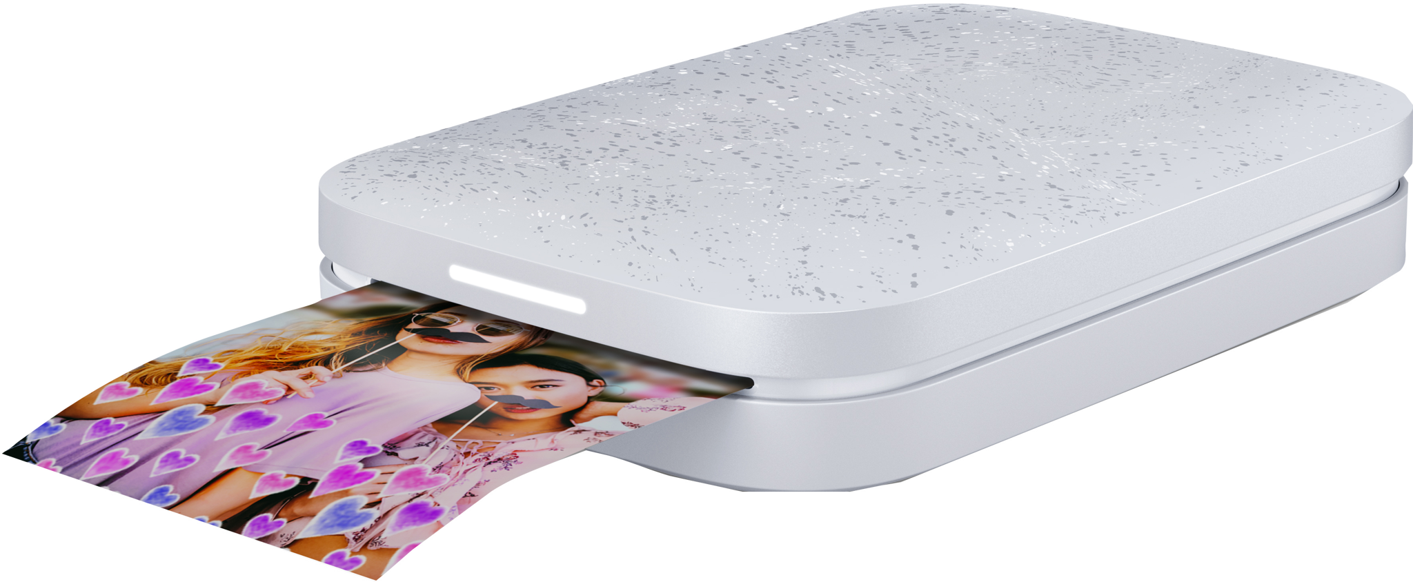 "HP Sprocket 200", ZINK (nulinis rašalas), 313 x 400 DPI, 2" x 3" (5x7,6 cm), "Bluetooth", perlamutrinė