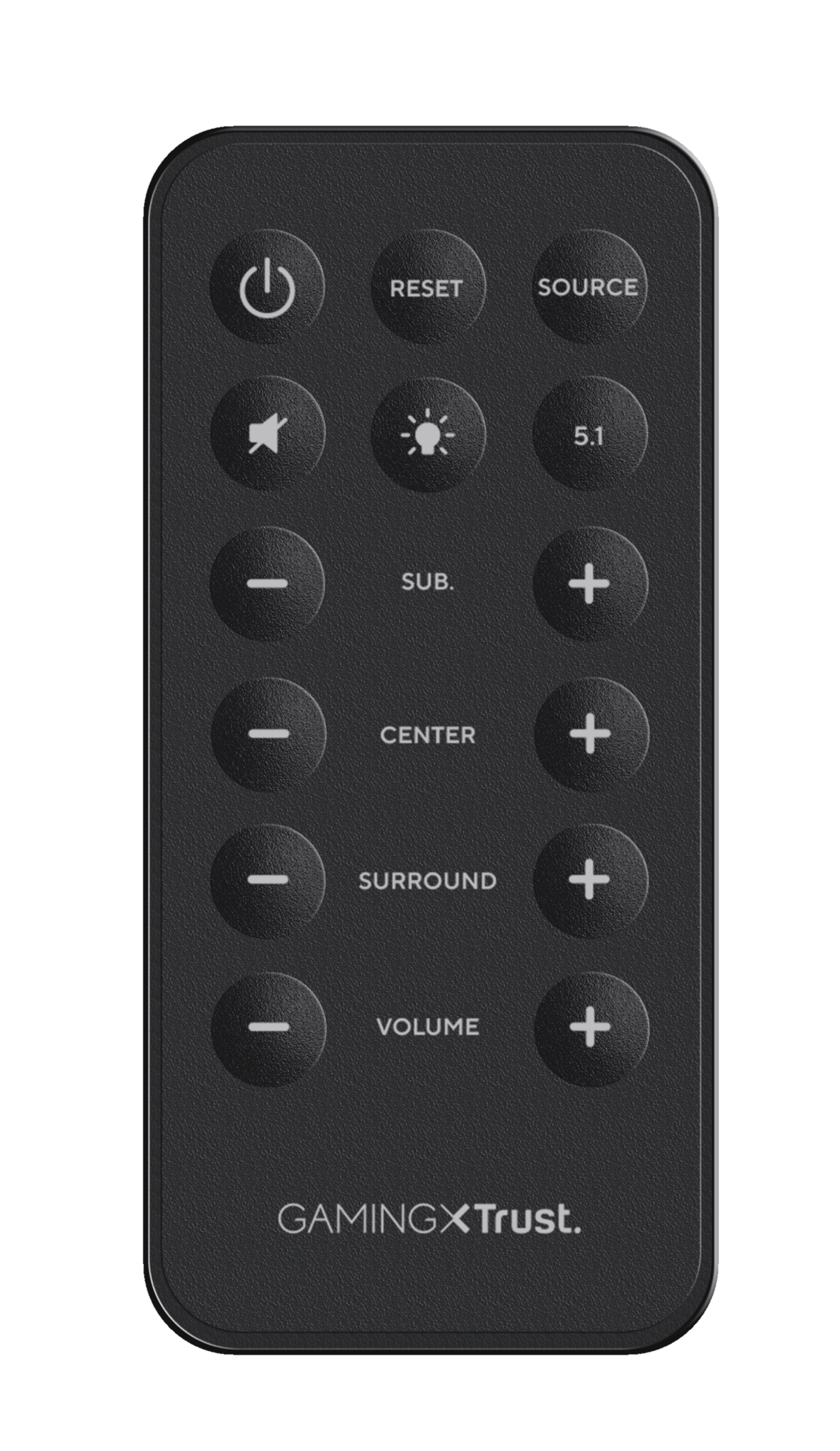 "Trust GXT 658 Tytan 5.1", 5.1 kanalų, 90 W, universalus, juodas, belaidis, 8 m