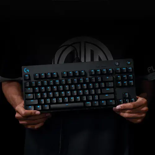 LOGITECH G PRO TKL laidinė mechaninė žaidimų klaviatūra - BLACK - US INT'L - USB - CLICKY