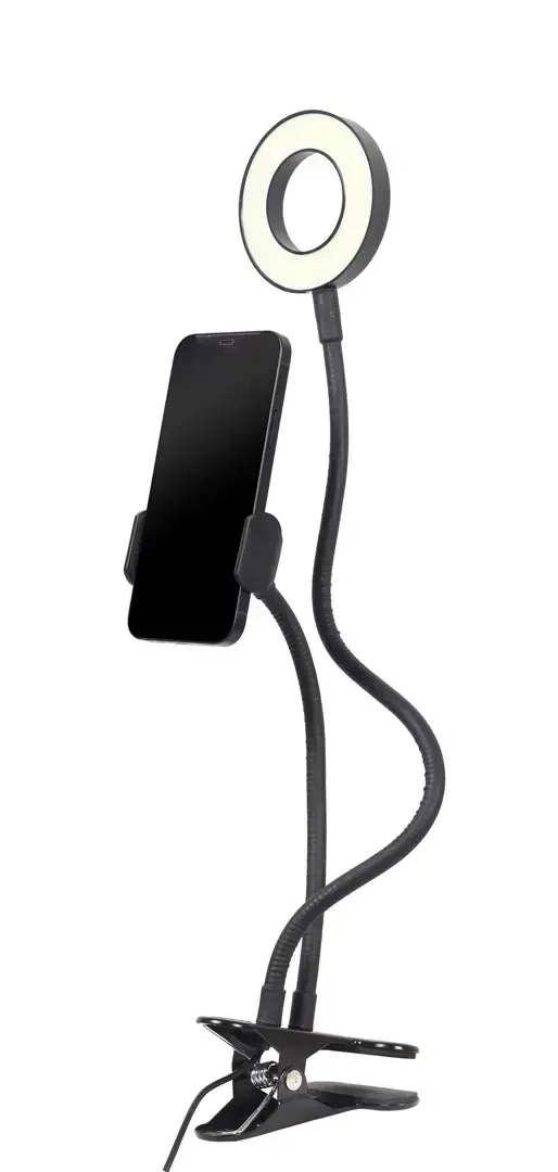 GEMBIRD LED-RING4-PH-01 Selfie žiedinė lemputė su telefono laikikliu