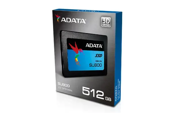 SSD diskas ADATA Ultimate SU800 512 GB, 2.5", Serial ATA III