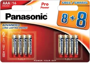 "Panasonic Pro Power" akumuliatorius LR03PPG/16B (8+8vnt.)