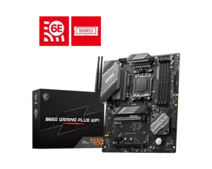 MSI B650 GAMING PLUS WIFI, AMD, "Socket AM5", "AMD Ryzen 7 7th Gen", "AMD Ryzen 9 7th Gen", "Socket AM5", DDR5-SDRAM, 192 GB