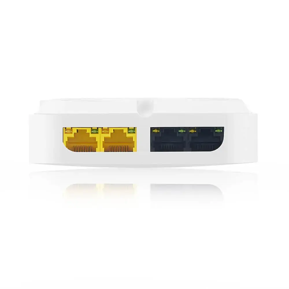Zyxel WAX300H, 2400 Mbit/s, 575 Mbit/s, Multi User MIMO, WPA, WPA2, WPA3, Wall, White