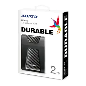 ADATA HD650 2TB USB3.0 juoda išorinė 2,5 colio talpa