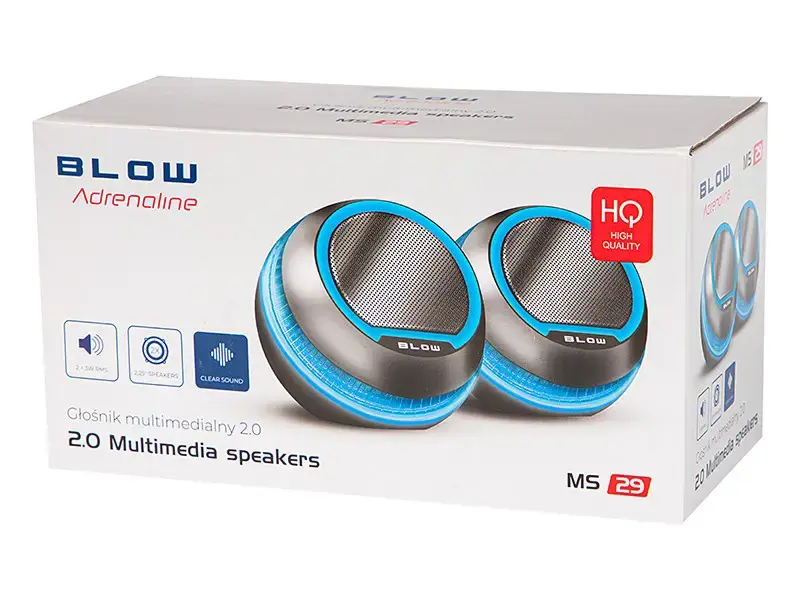 KOMPIUTERIO GARSIAKALBIAI 2.0 MS-29 2X 3W