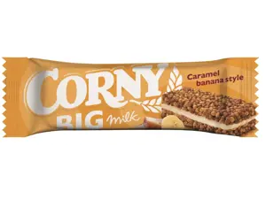 CORNY BIG MILK batonėlis karamelės-bananų skonio,40g