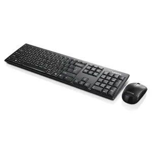 Lenovo GX30L66303, Full-size (100%), QWERTY, Black, Mouse included