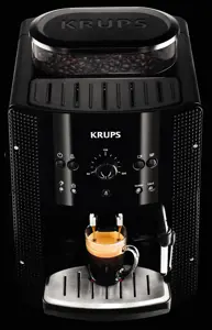 Kavos aparatas Krups EA8108, 1,8 litrai, 1450 W, Juoda, Automatinis