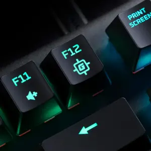 "HP HyperX Alloy Origins Core", be klavišų (80-87%), USB, mechaninis, QWERTY, RGB LED, juodas
