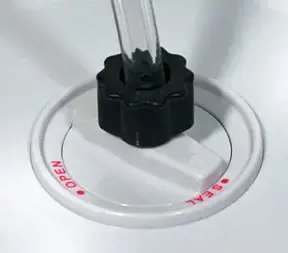 Caso vakuuminių indų rinkinys 01260, 3 talpyklos, baltos spalvos