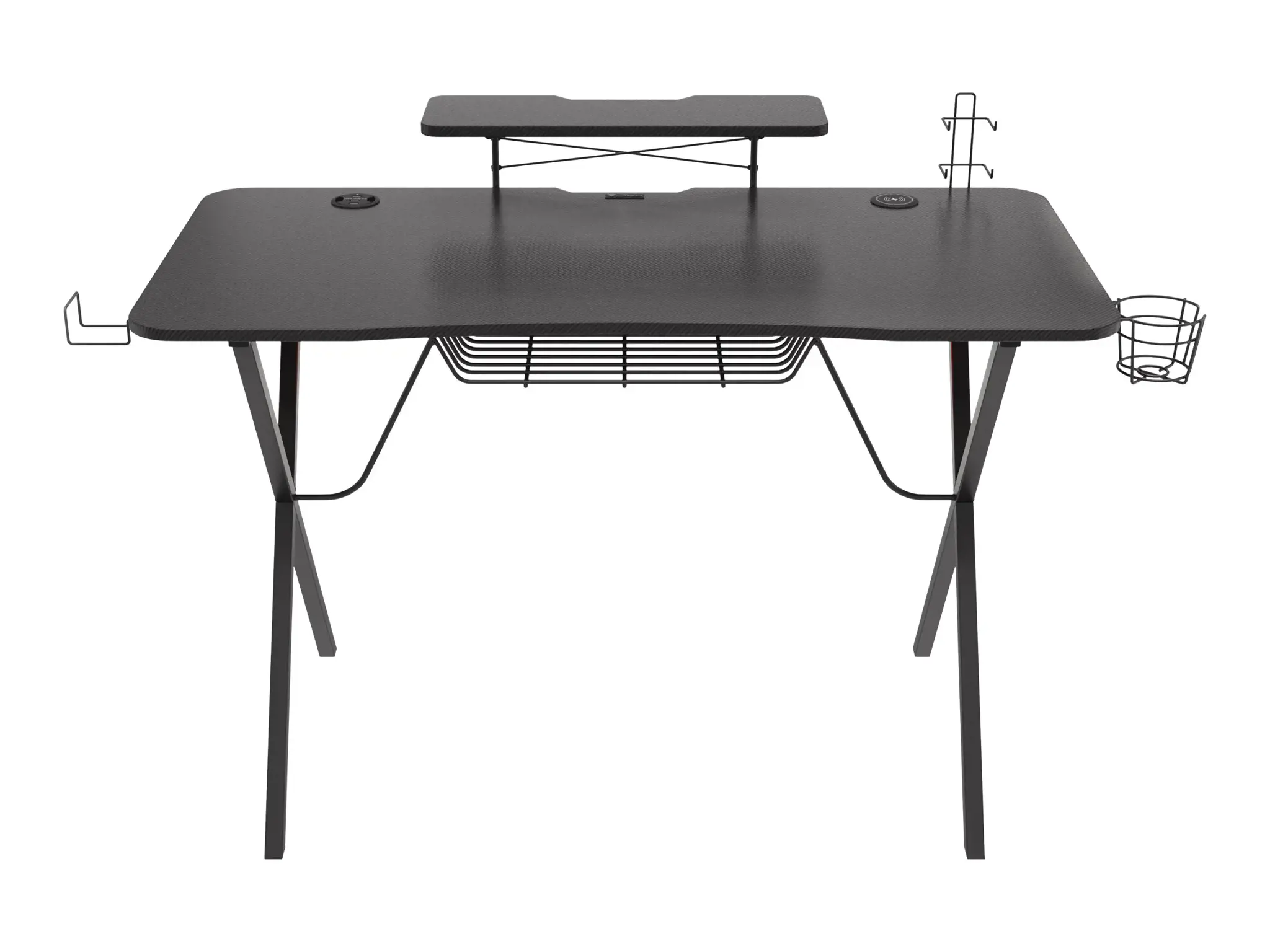 Žaidimų stalas Natec Genesis Holm 300 RGB, Juoda