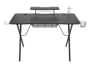 Žaidimų stalas Natec Genesis Holm 300 RGB, Juoda